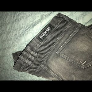 Balmain Biker Jeans Size 36